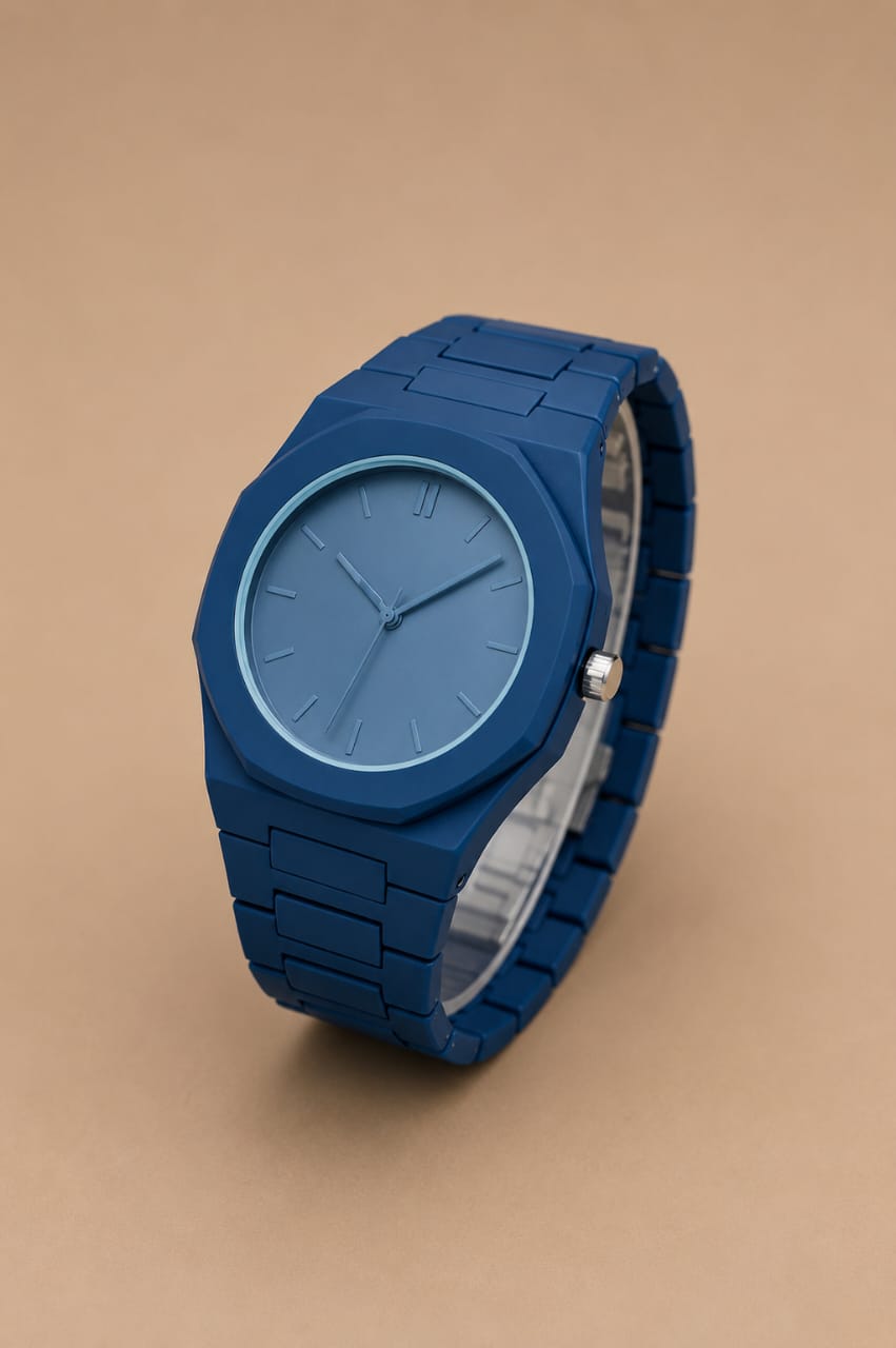Stylish Arabic Aura Watch At Bro's Fashion -Royal Blue