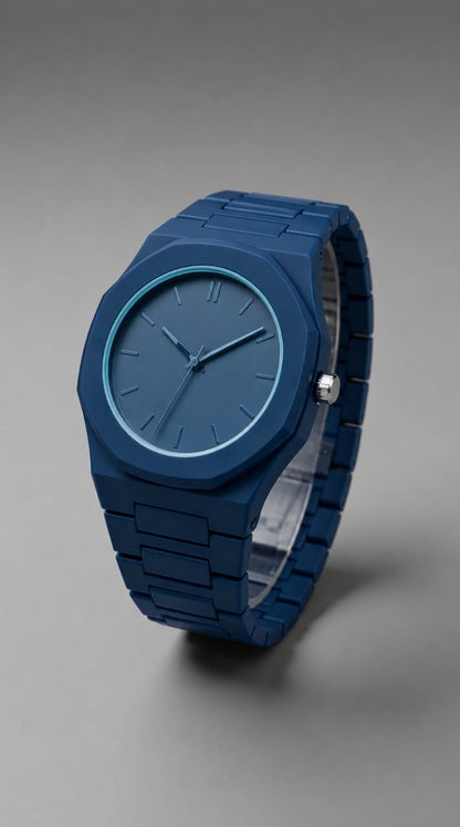 Stylish Arabic Aura Watch At Bro's Fashion -Royal Blue